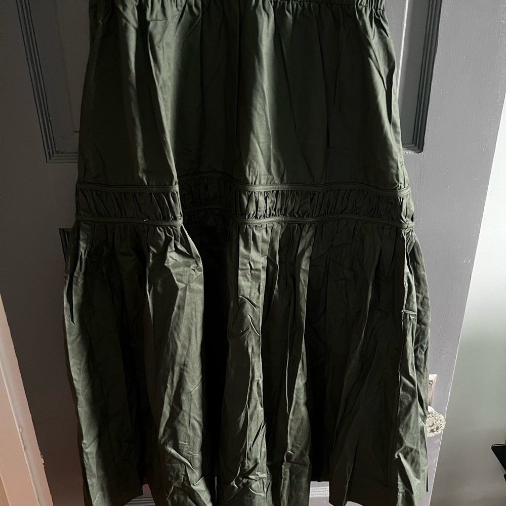 Baltic Born Dark Green Midi Dress - Picture 8 of 14